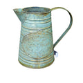 Shabby Deko Kanne Vase für Trockenblumen Rost