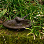 Vogeltränke Gusseisen Sonnenuhr
