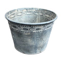 Blumenkübel Zink D24,5cm