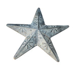 Wanddeko Stern Metall Zinkoptik Vintage D20cm