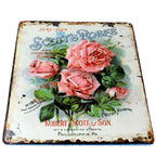 Shabby Blechschild Rosen Nostalgie Retro