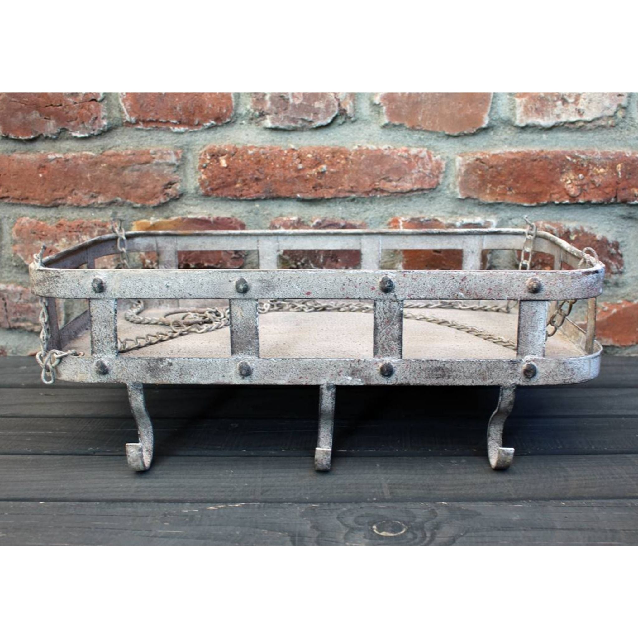 Vintage Küchenkrone Shabby Grau 42 cm