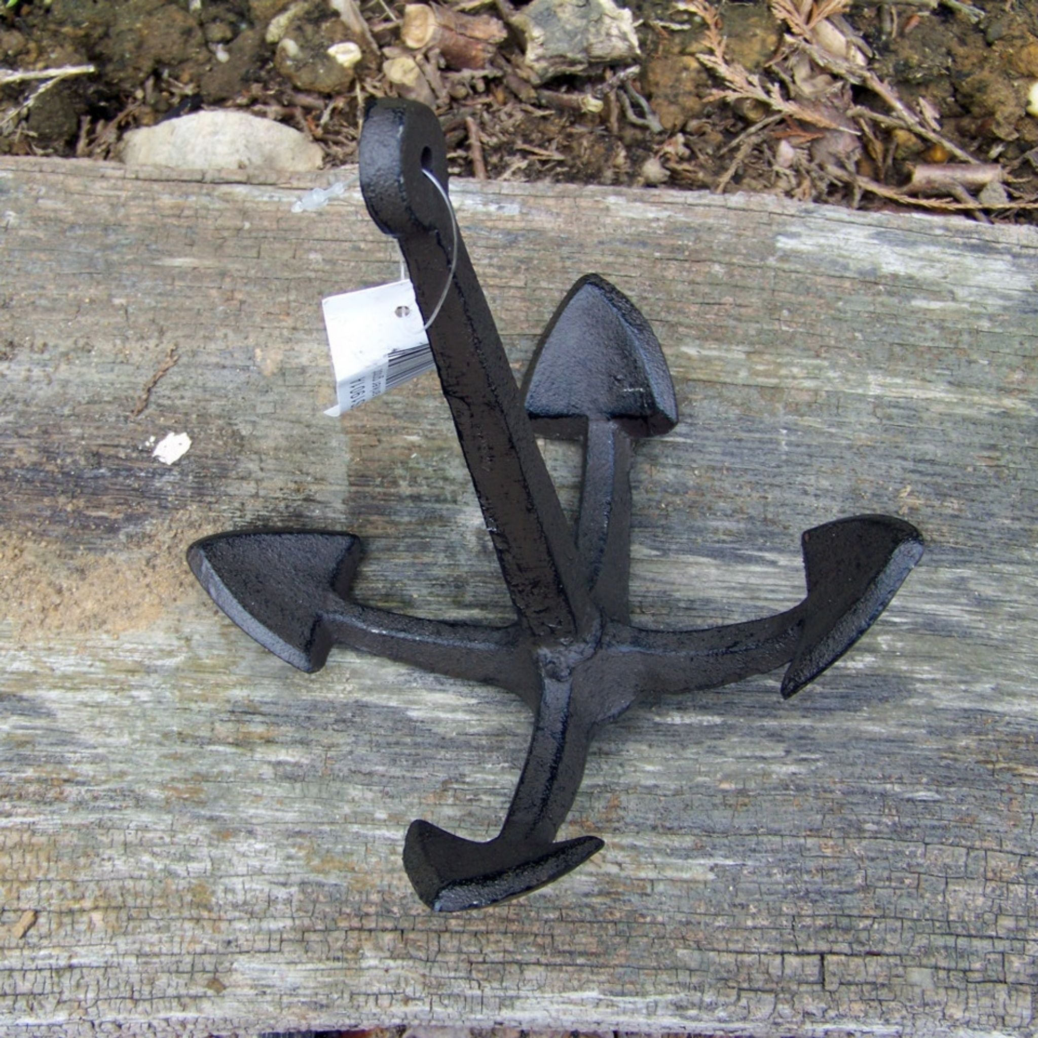 Deko Anker groß Gusseisen 18x18cm maritim