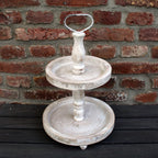 Vintage Etagere H50cm rustikal Used-Look Tischdeko