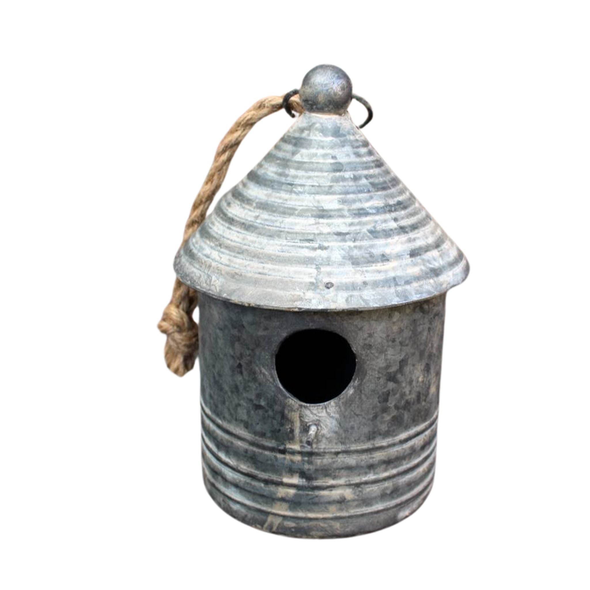 Zink Vogelhaus rund II