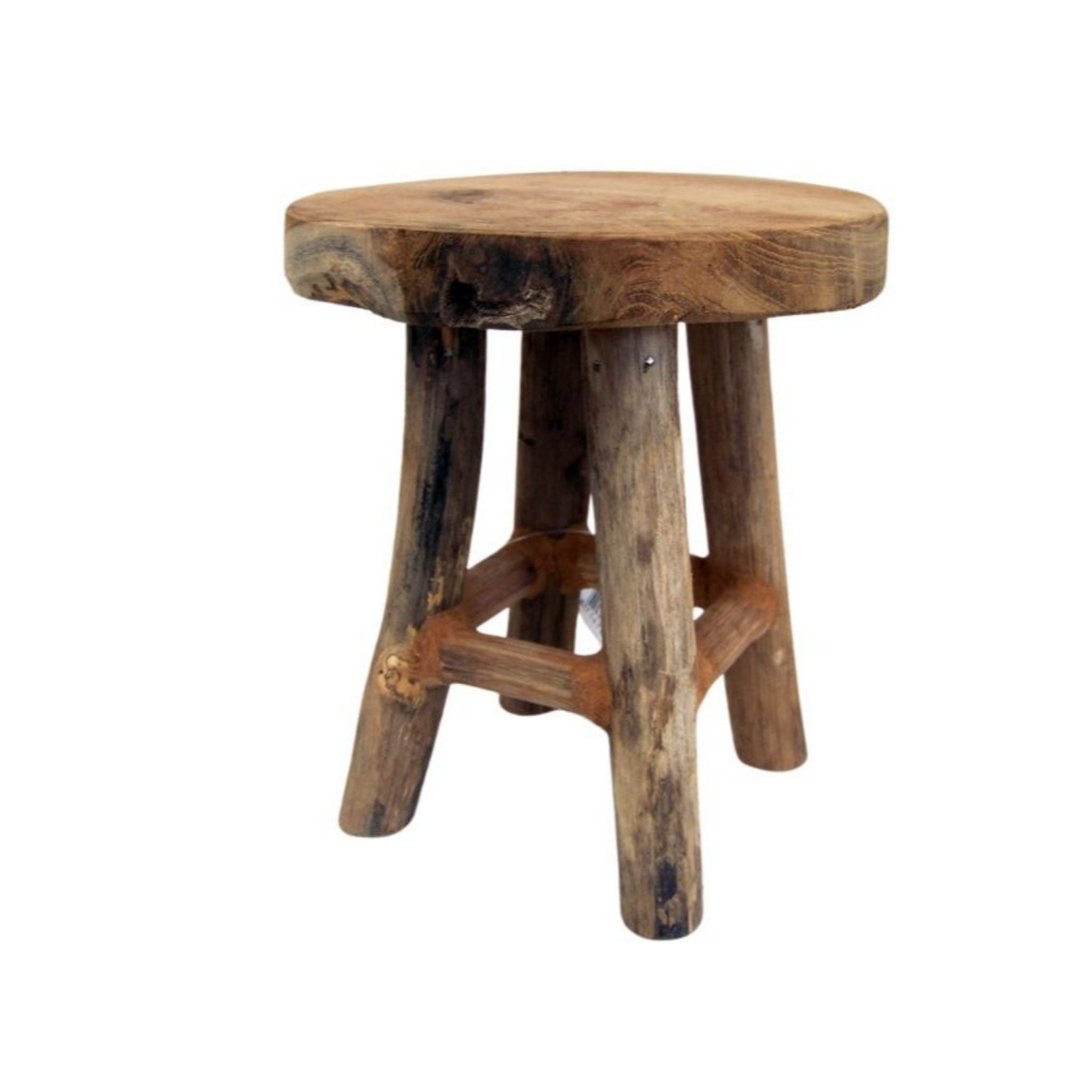 Teak Hocker klein NEU Deko Kerzenteller Untersetzer