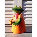 Zaunhocker Frau Frosch Krone