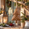Deko Tannenbaum Rost zum Aufhängen 20 cm