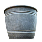 Zink Pflanztopf Vintage Landhaus Stil H21cm