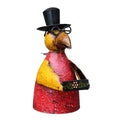Zaunhocker Herr Rabe mit Hut