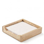 Serviettenhalter aus Mangoholz - Landhausstil 18,5 cm