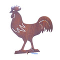 Gartenfigur Hahn Edelrost