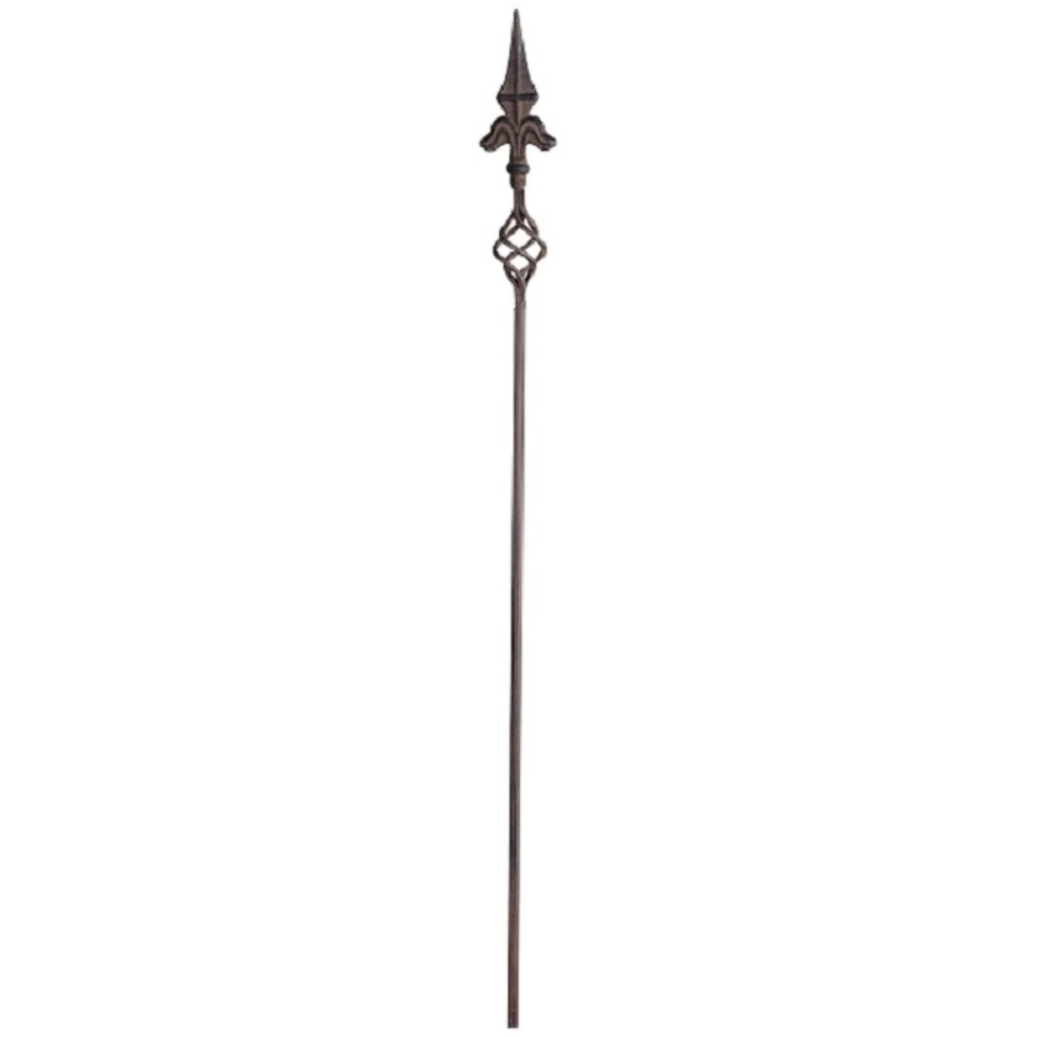 Gartenstab Rankhilfe "Französische Lilie" 182 cm, antikbraun
