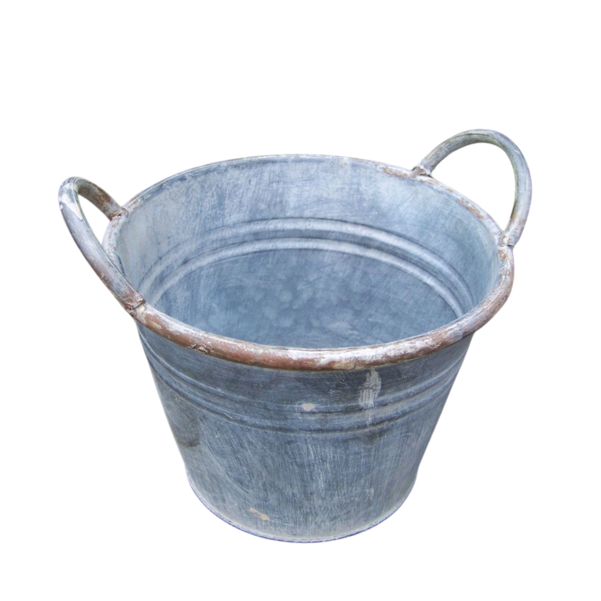 Zink Pflanzkübel Übertopf