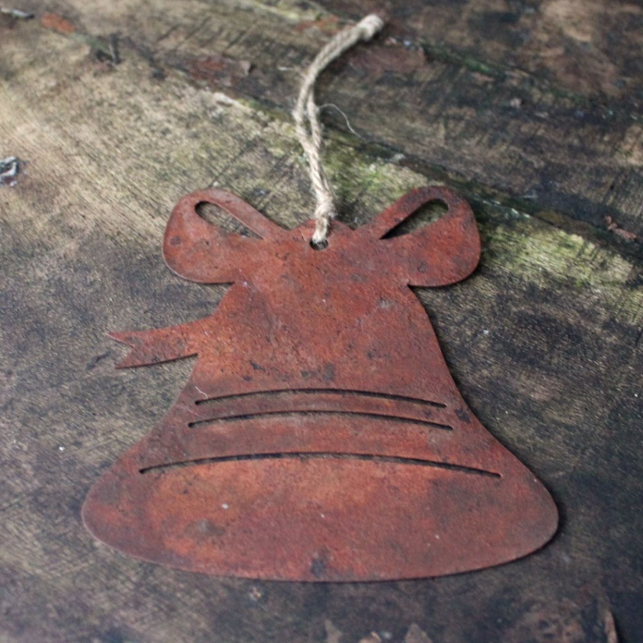 Christbaumschmuck Glocke Edelrost