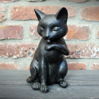 Dekofigur Katze Pfote Nostalgie Figur 20 cm