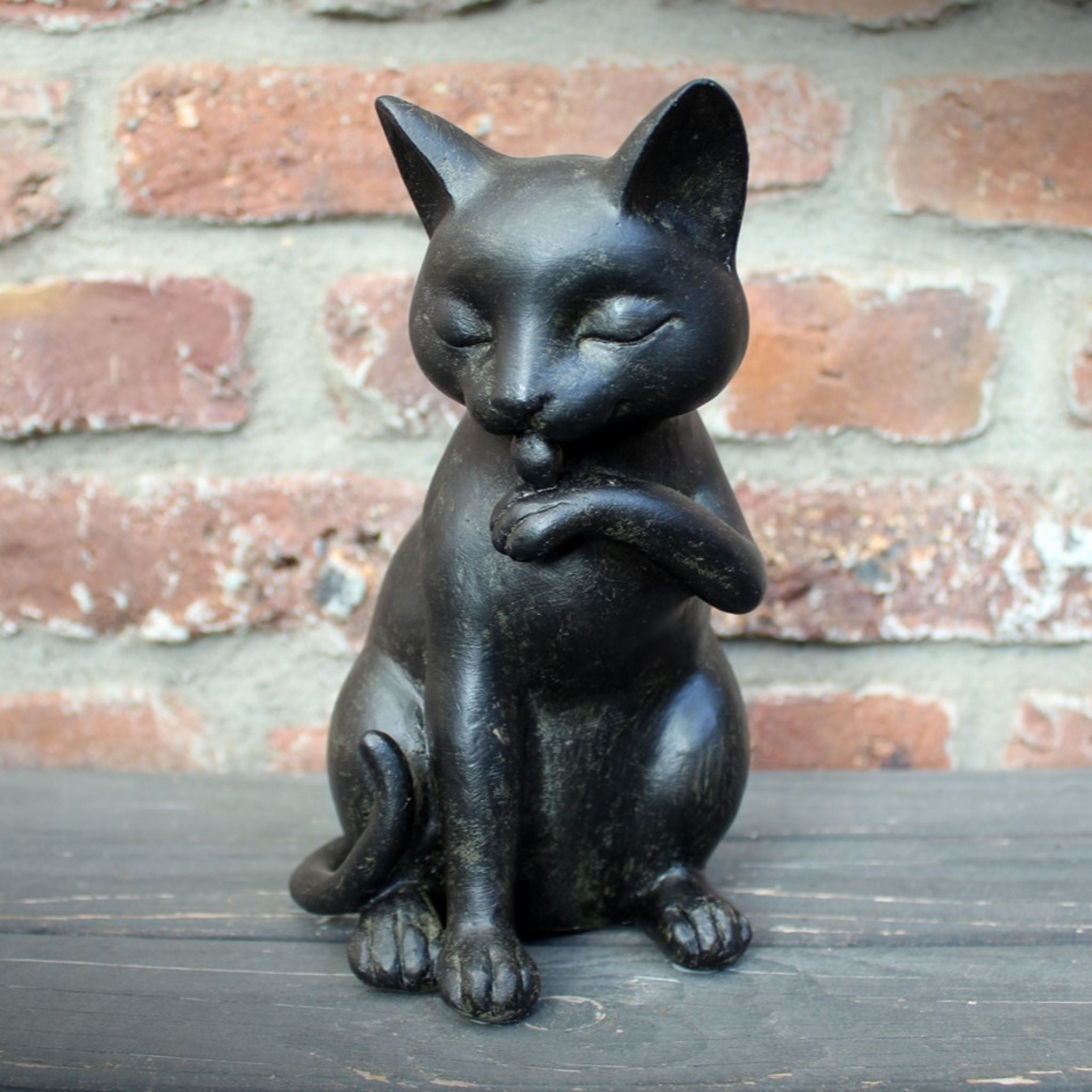 Dekofigur Katze Pfote Nostalgie Figur 20 cm