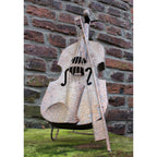 Deko Violine Metall Rost