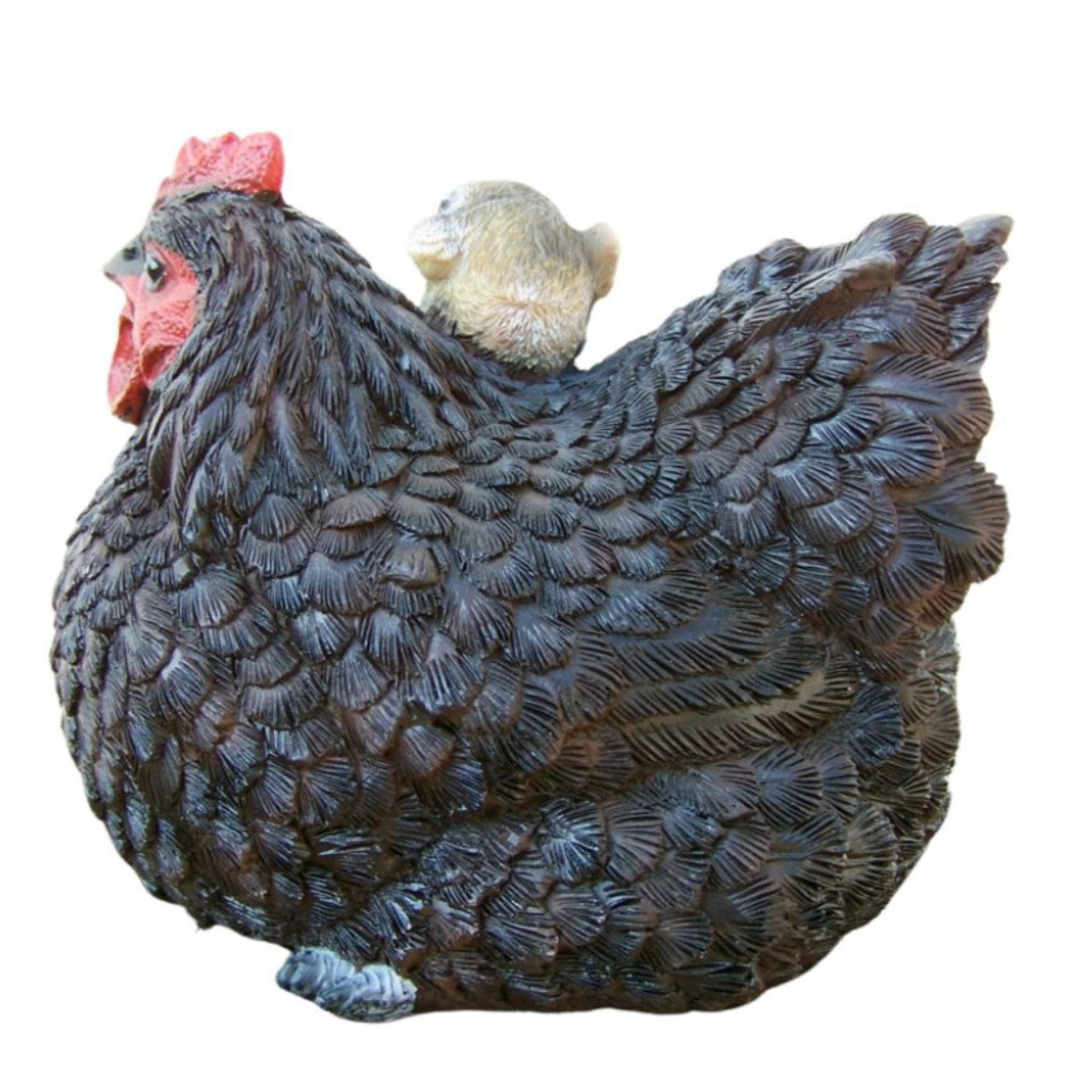 Dekofigur Henne mit Küken II
