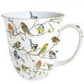 Porzellan Tasse Vögel Vogel-Treff Natur-Motiv 0,4L
