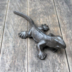 Dekofigur Eidechse Gusseisen L19cm