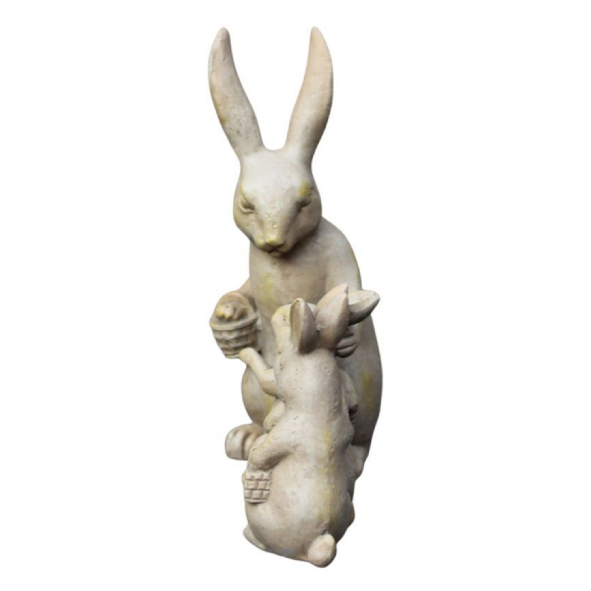 Dekofigur Hasenfamilie Hasenmama mit Kindern 16,5 cm