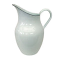 Emaille Krug Weiß Nostalgie-Stil 2,5L