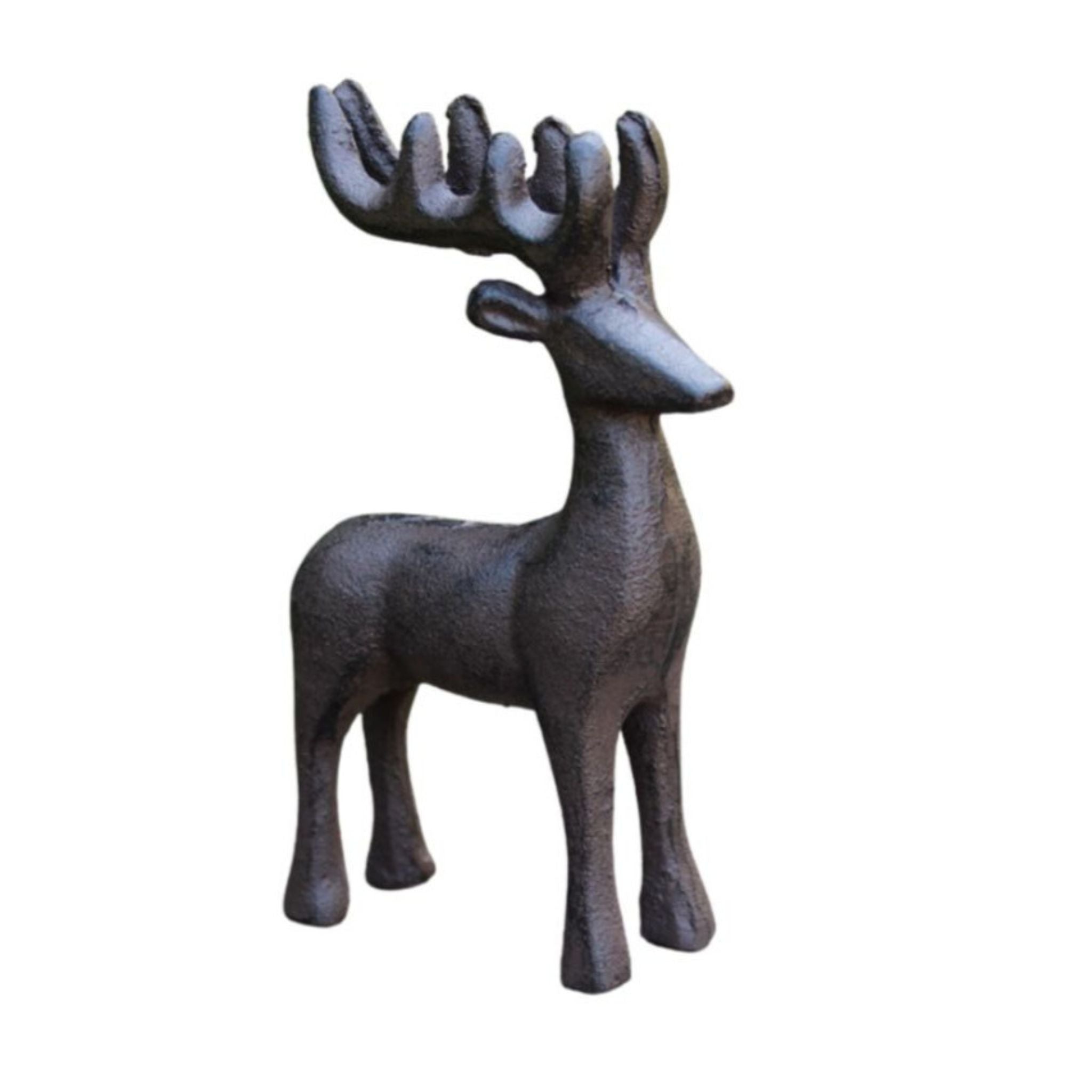 Dekofigur Hirsch Gusseisen