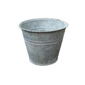 Blumentopf Zinkoptik Vintage-Stil 10,5cm