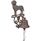 Türglocke Hund Gusseisen Nostalgie-Stil Antikbraun