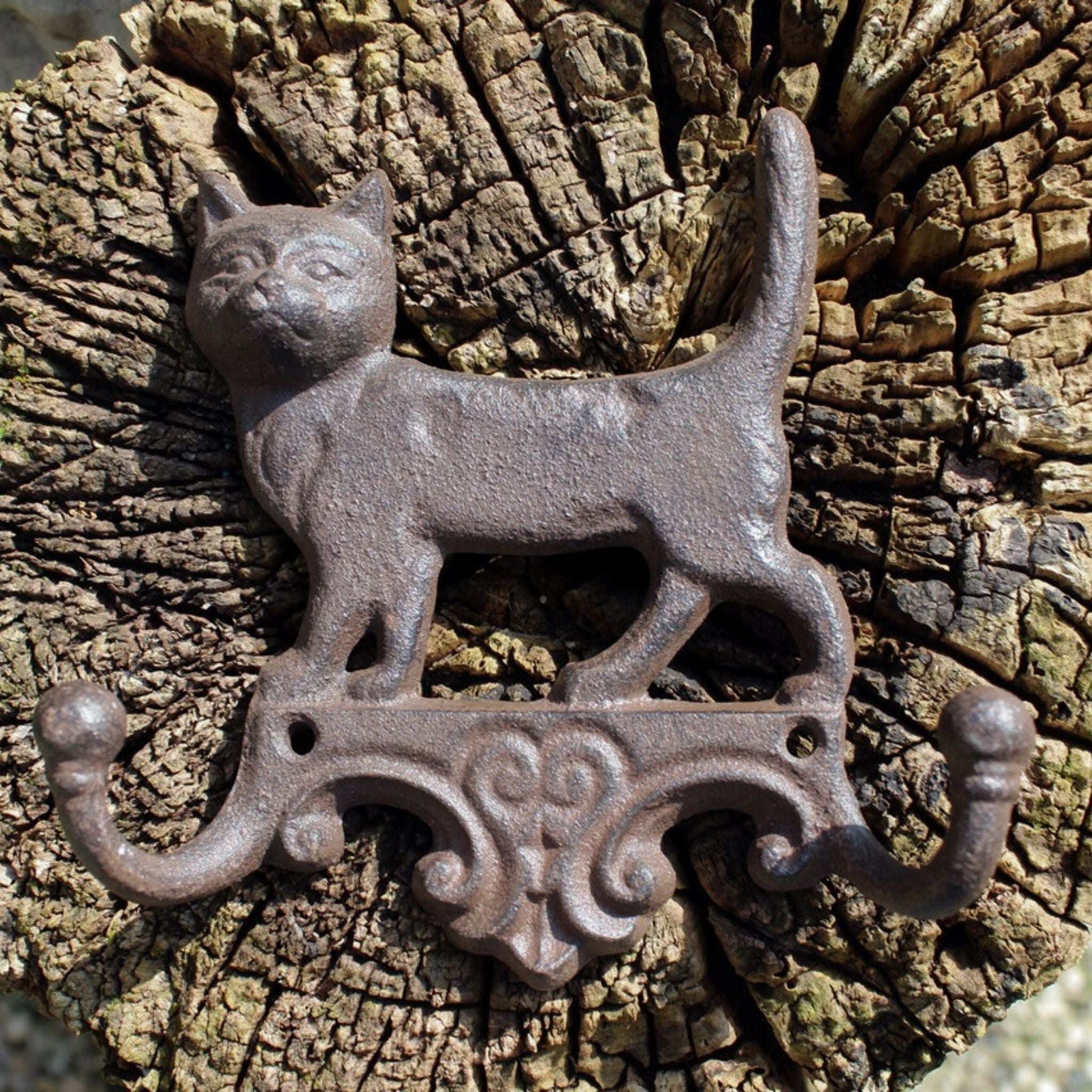 Wandhaken Katze