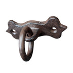Ringgriff Gusseisen antikbraun