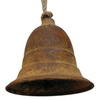 Dekoglocke Rost mit Kordel 17 cm