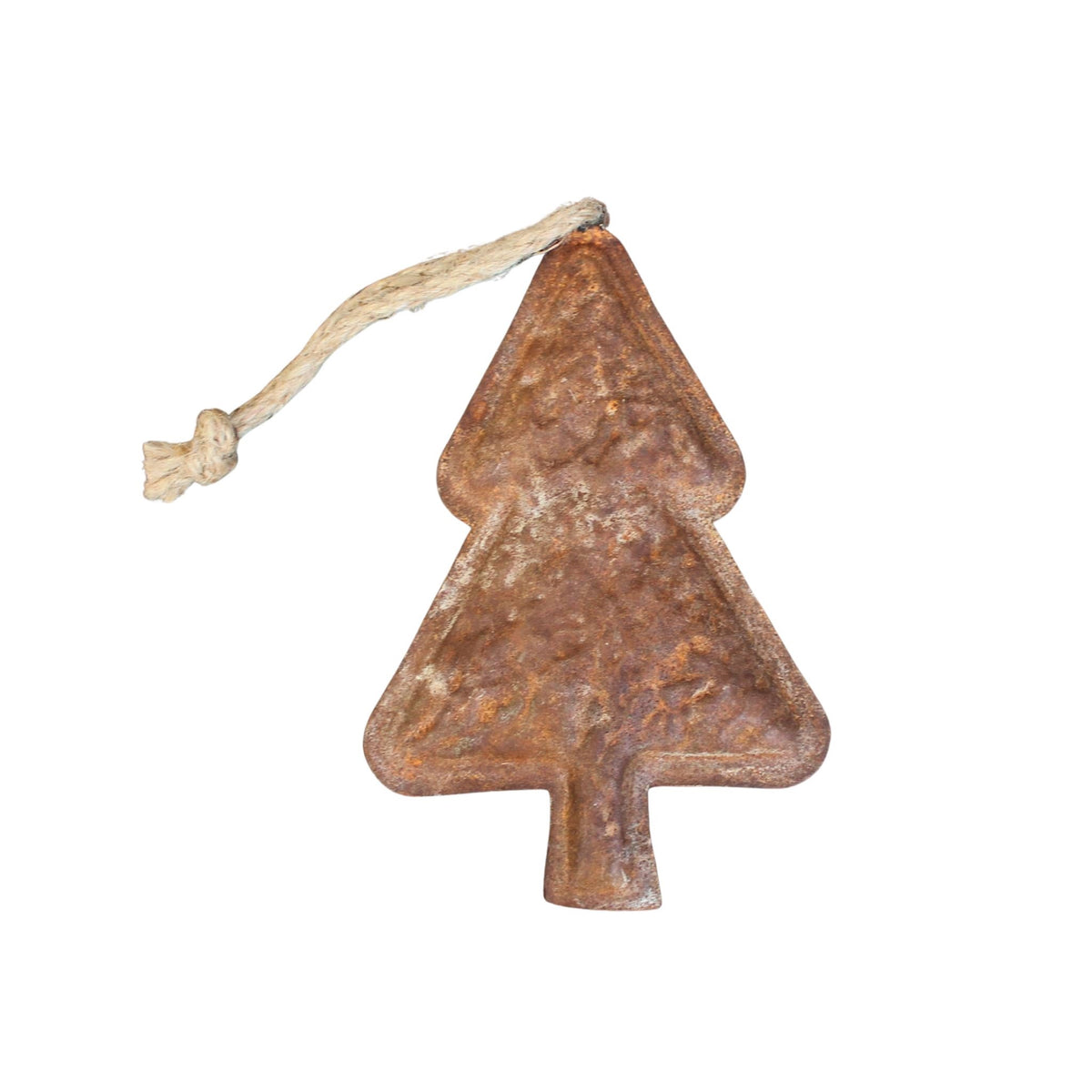 Deko Tannenbaum Rost zum Aufhängen 20 cm
