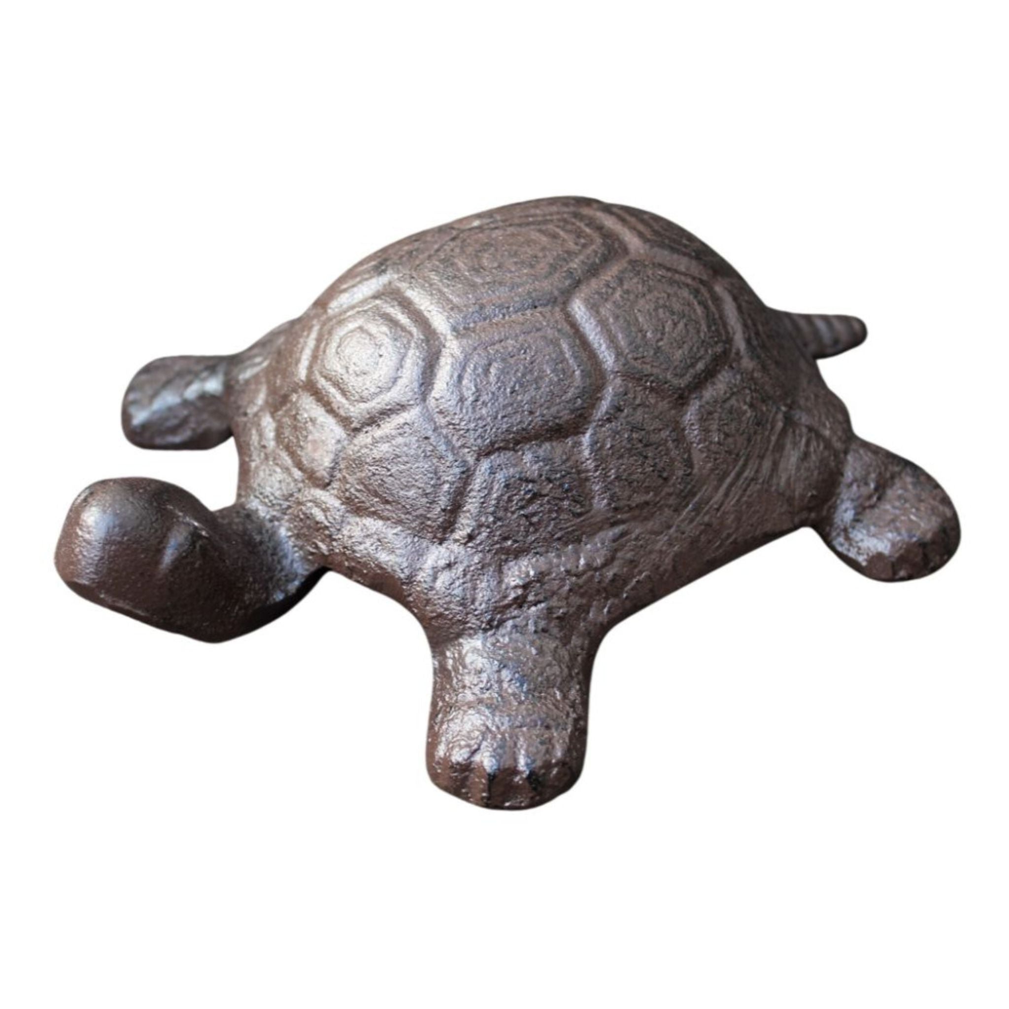 Gartenfigur Schildkröte Gusseisen