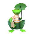 Zaunhocker Frosch mit Sonnenschirm II