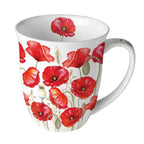 Porzellan Tasse Mohnblütentraum Landhaus 0,4L