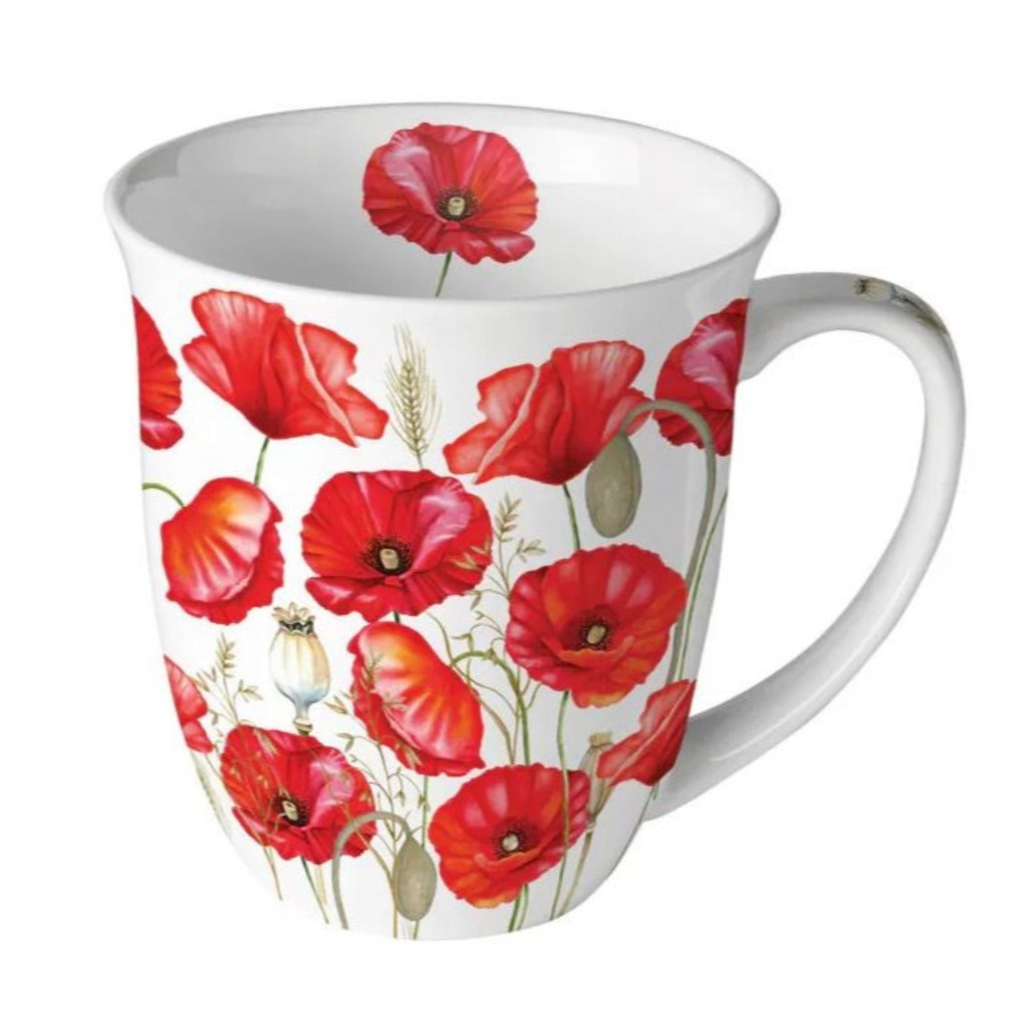 Porzellan Tasse Mohnblütentraum Landhaus 0,4L