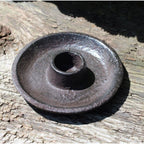 Gusseisen Kerzenhalter Nostalgie Landhaus Antikbraun 9,5cm