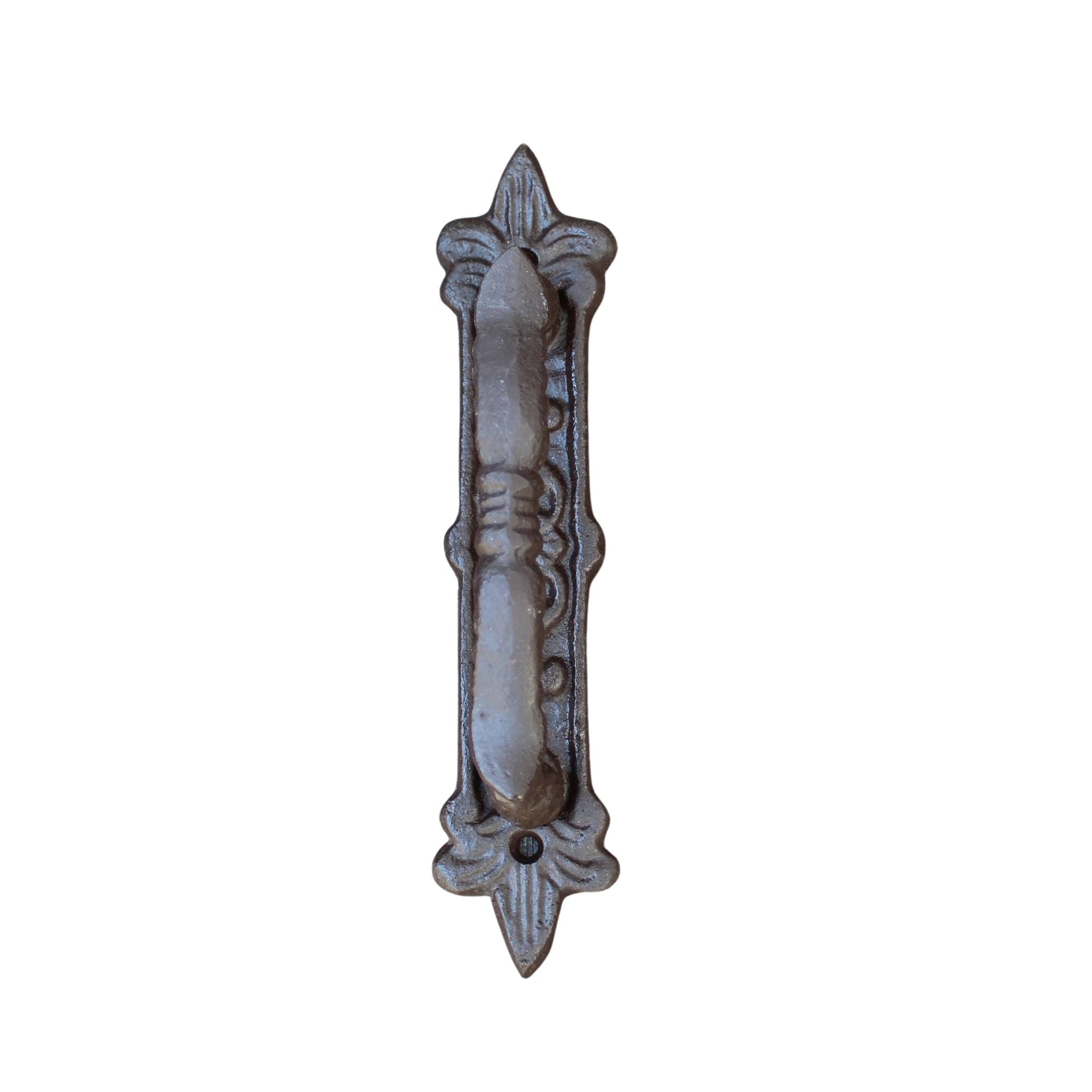 Türgriff Handgriff Gusseisen Antikbraun Antikstil H13,5cm