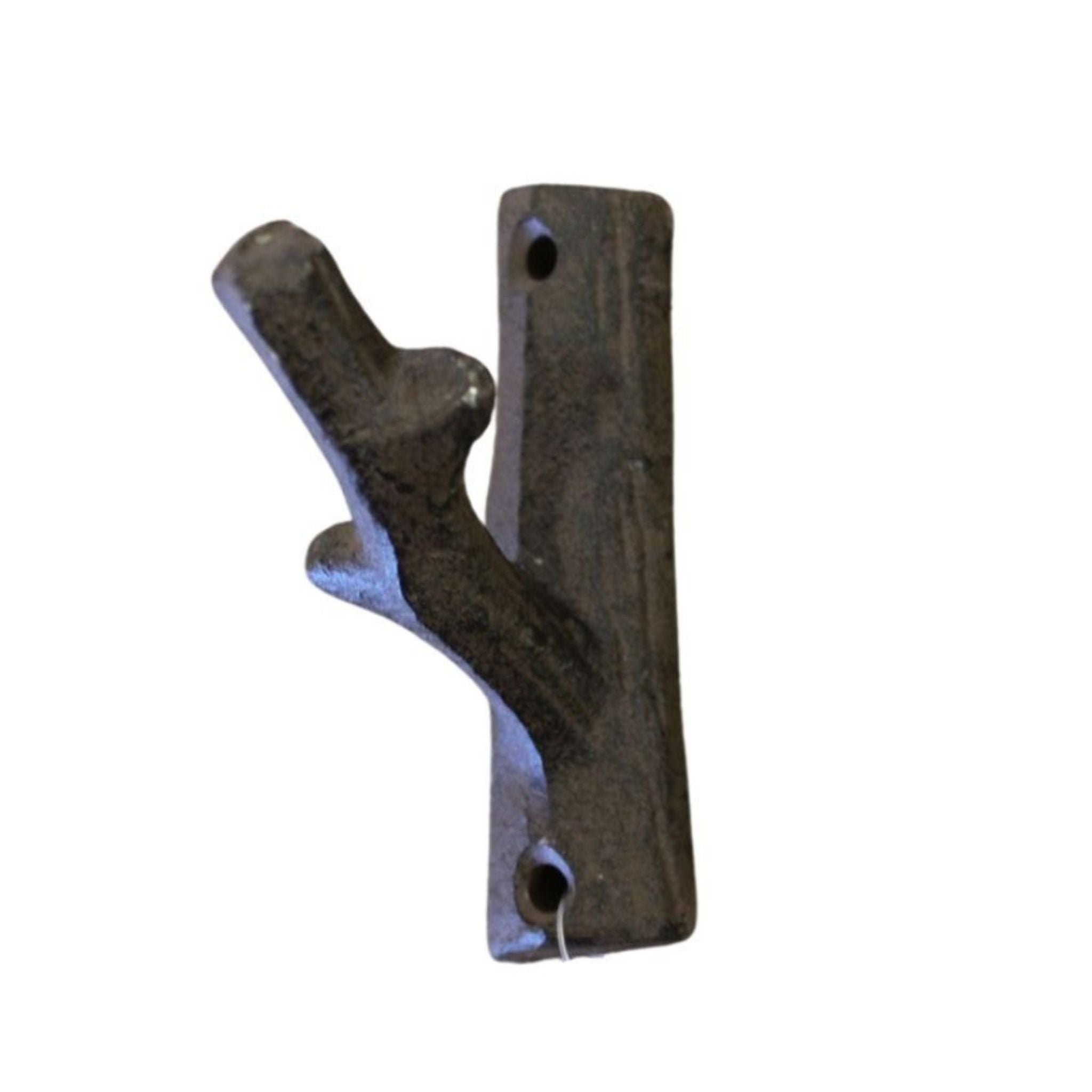 Wandhaken Ast antikbraun