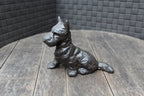 Dekofigur Hund Schnauzer sitzend