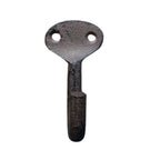 Gusseisen Wandhaken Antikbraun Landhausstil Platte 10cm