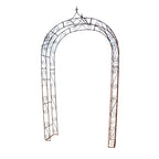 Rosenbogen mit Spitze 1,5 x 2,75 Rost