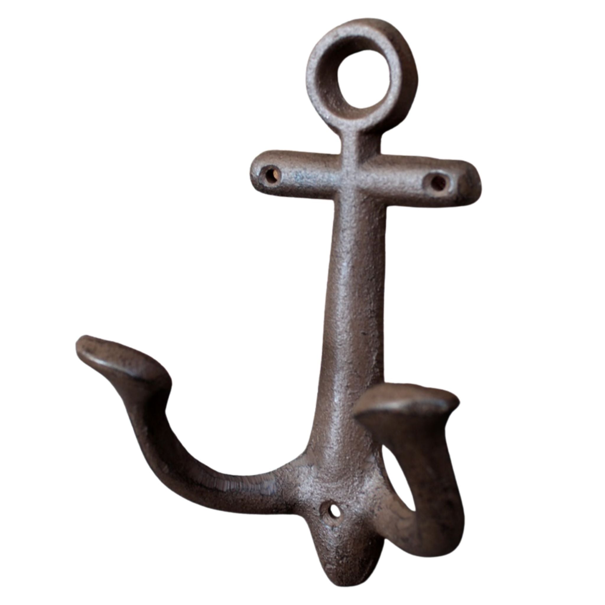 Wandhaken Anker antikbraun XL