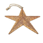 Roststern mit Kordel zum Aufhängen 25 cm