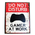 Blechschild Do not disturb - Gamer