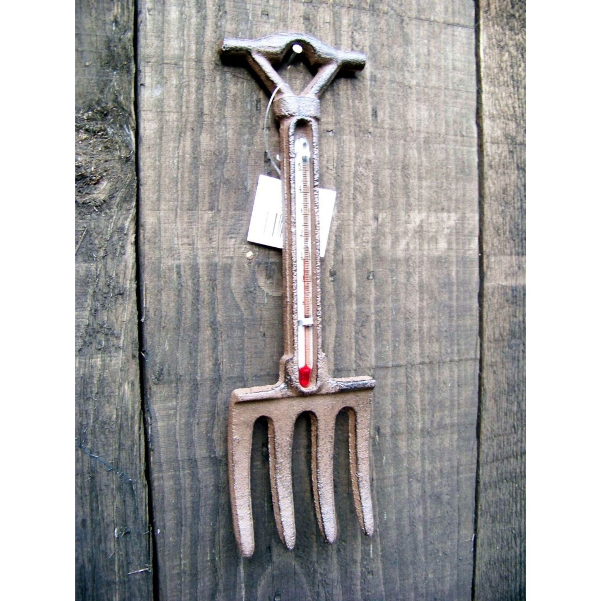 Garten Thermometer Gabel Gusseisen Harke Landhausstil