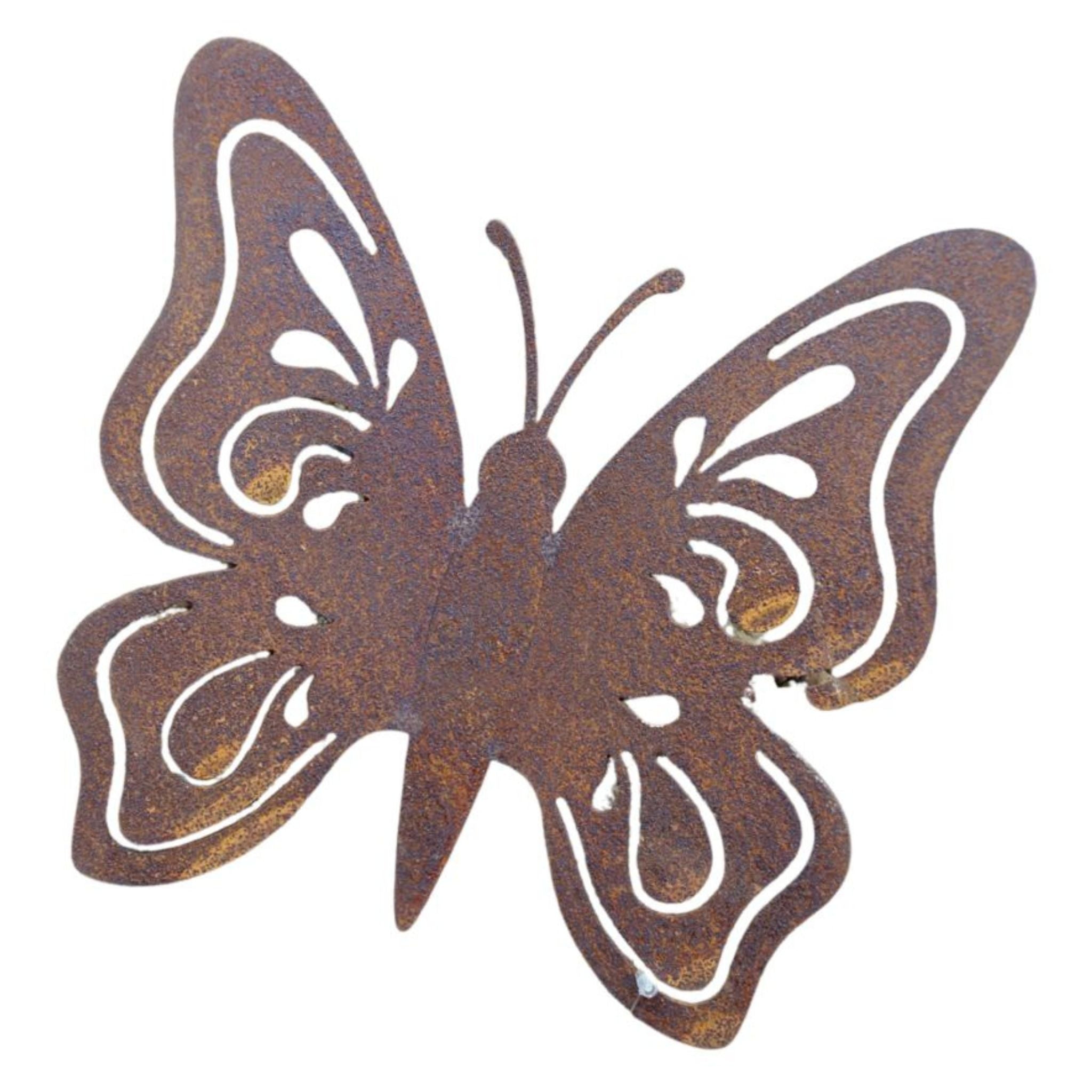 Gartenstecker Schmetterling Edelrost L