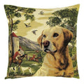 Gobelin Kissen Labrador blond Landhaus 45x45cm